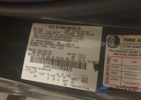 2012 Lincoln Mkz z USA, uszkodzony, nr VIN 3LNHL2GC2CR836673